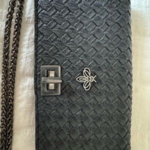 LUCKY BEES Dark Gray Crossbody Purse